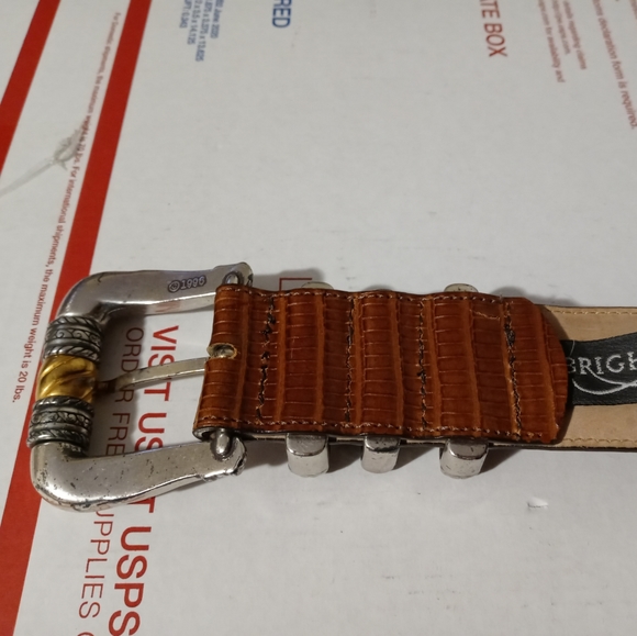 🐎🐴Brighton Vintage Leather Belt👡👡 🇺🇸 🇺🇲Size M Women,#47607,Made In U.S.A - Picture 3 of 16